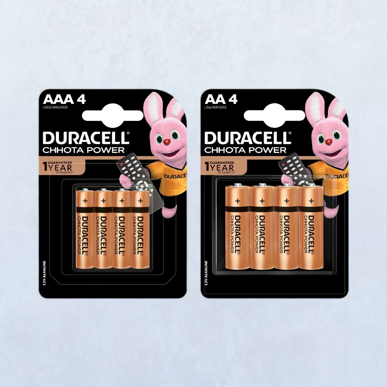 Duracell Chhota Power AAA (4 pc) & AA (4 pc) Battery Combo