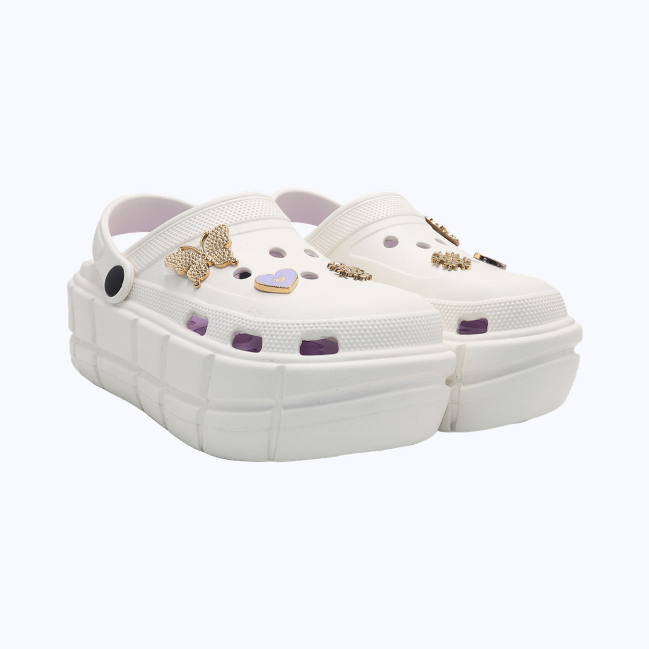 Bonkerz Ladies Clogs White - UK 7