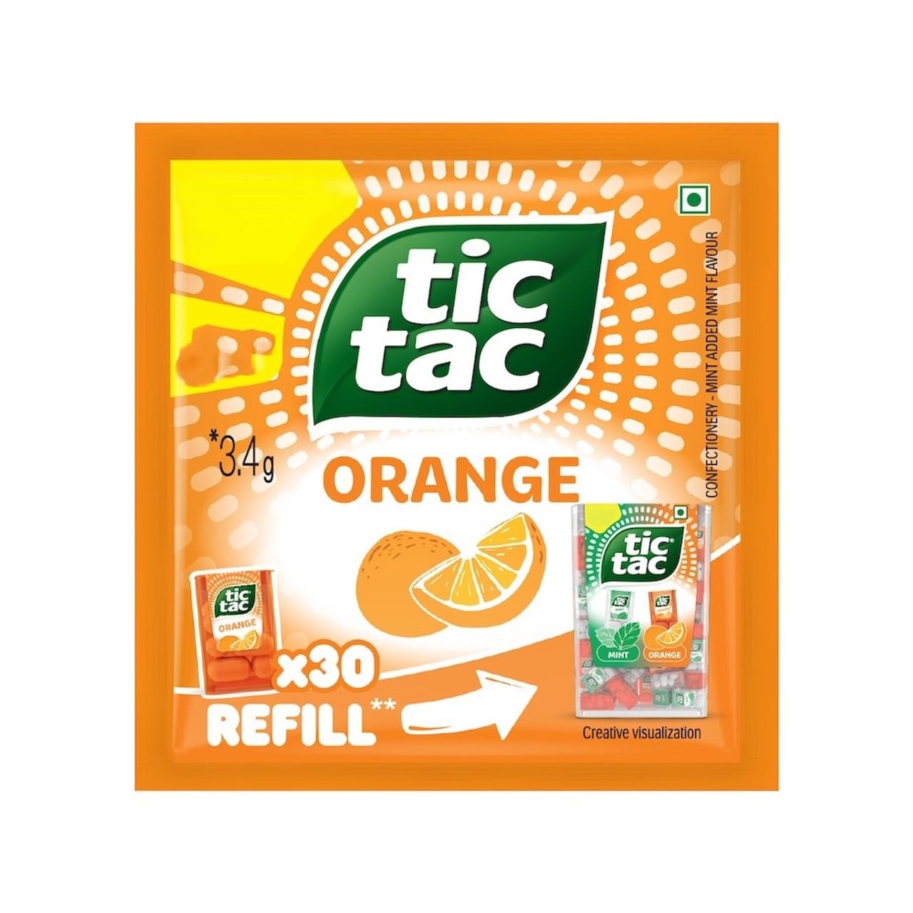 Tic Tac Orange Refill Pack