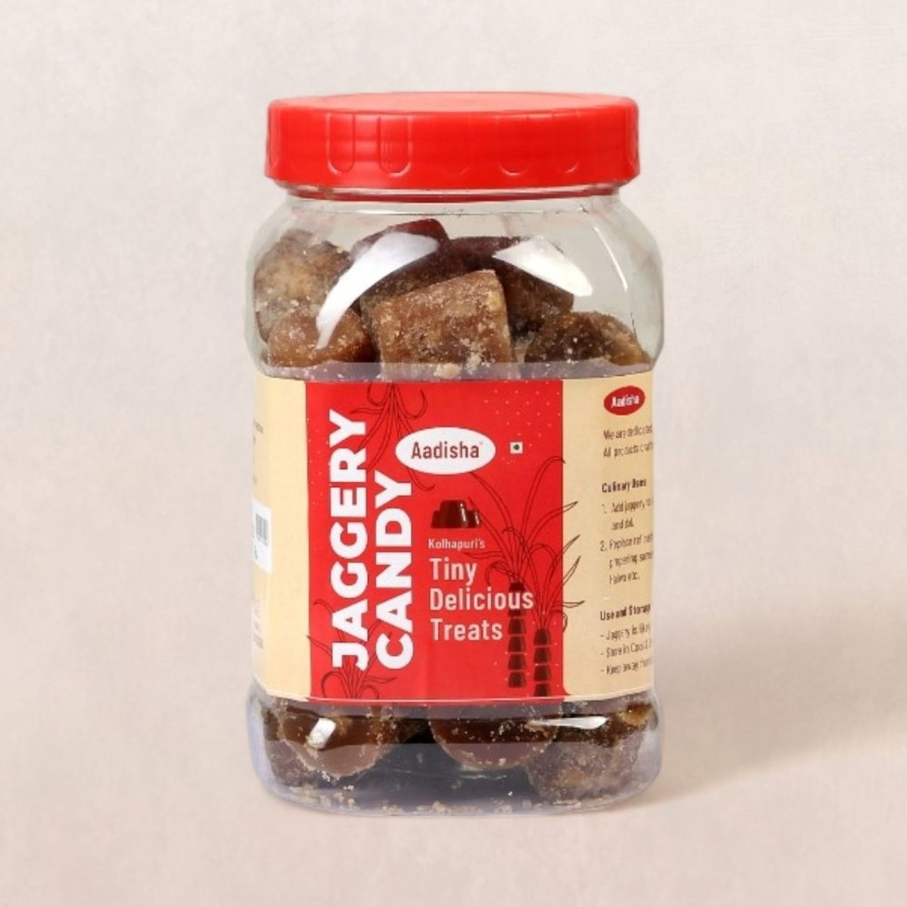 Aadisha Jaggery Candy - Container