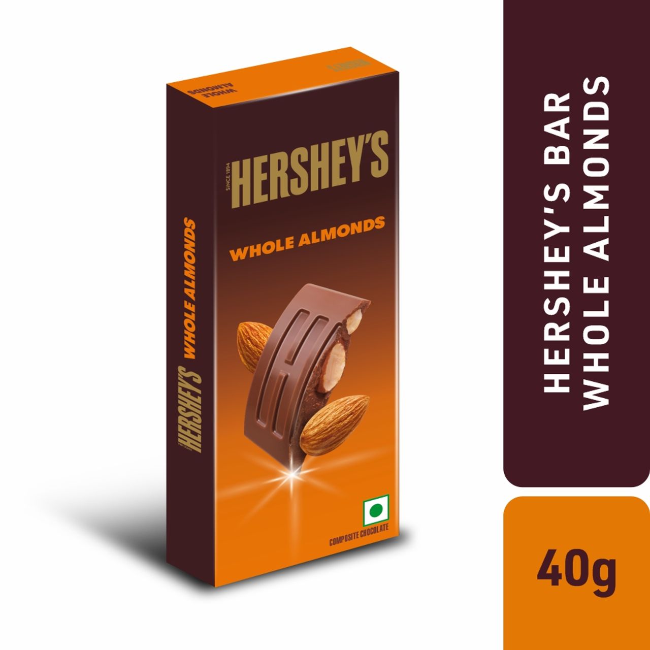 Hershey'S Whole Almonds Chocolate Bar