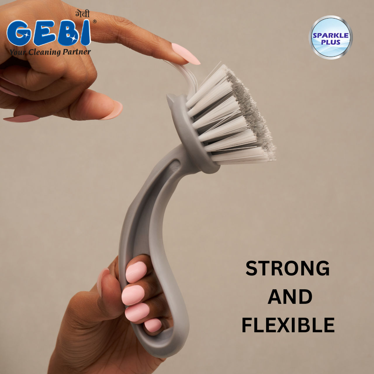 Gebi Sparkle Plus Classy Sink Brush