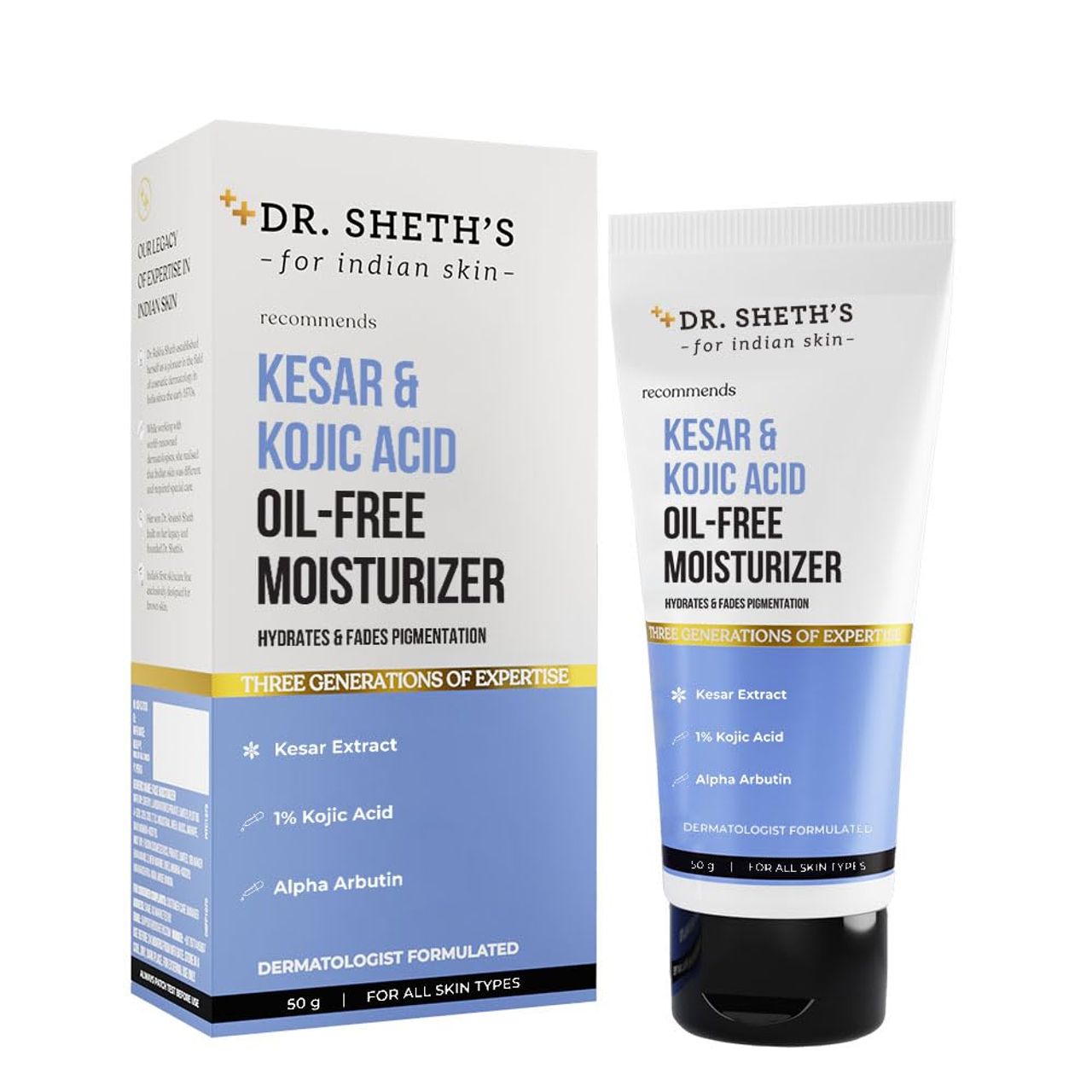 Dr. Sheth's Kesar & Kojic Acid Oil-Free Moisturizer