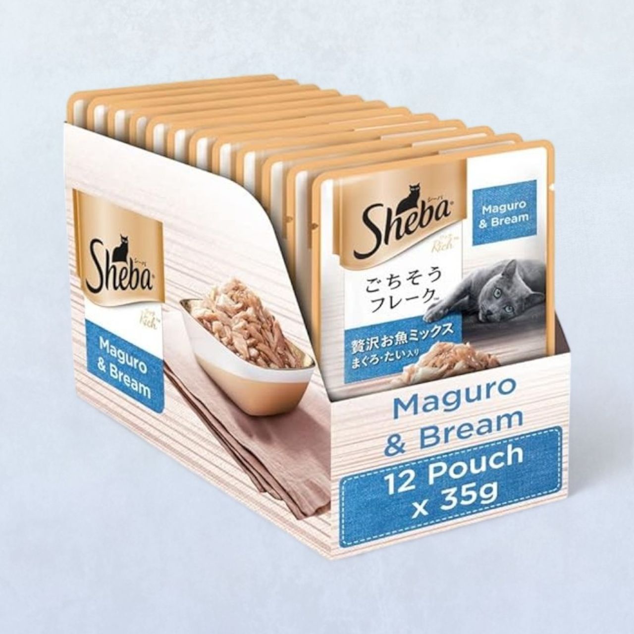 Sheba Rich Adult Maguro & Bream Flavour Wet Cat Food