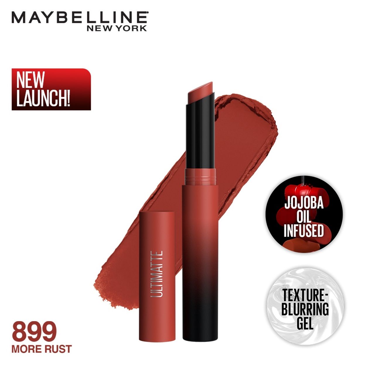 Maybelline New York Color Sensational Ultimattes Lipstick - 899 More Rust