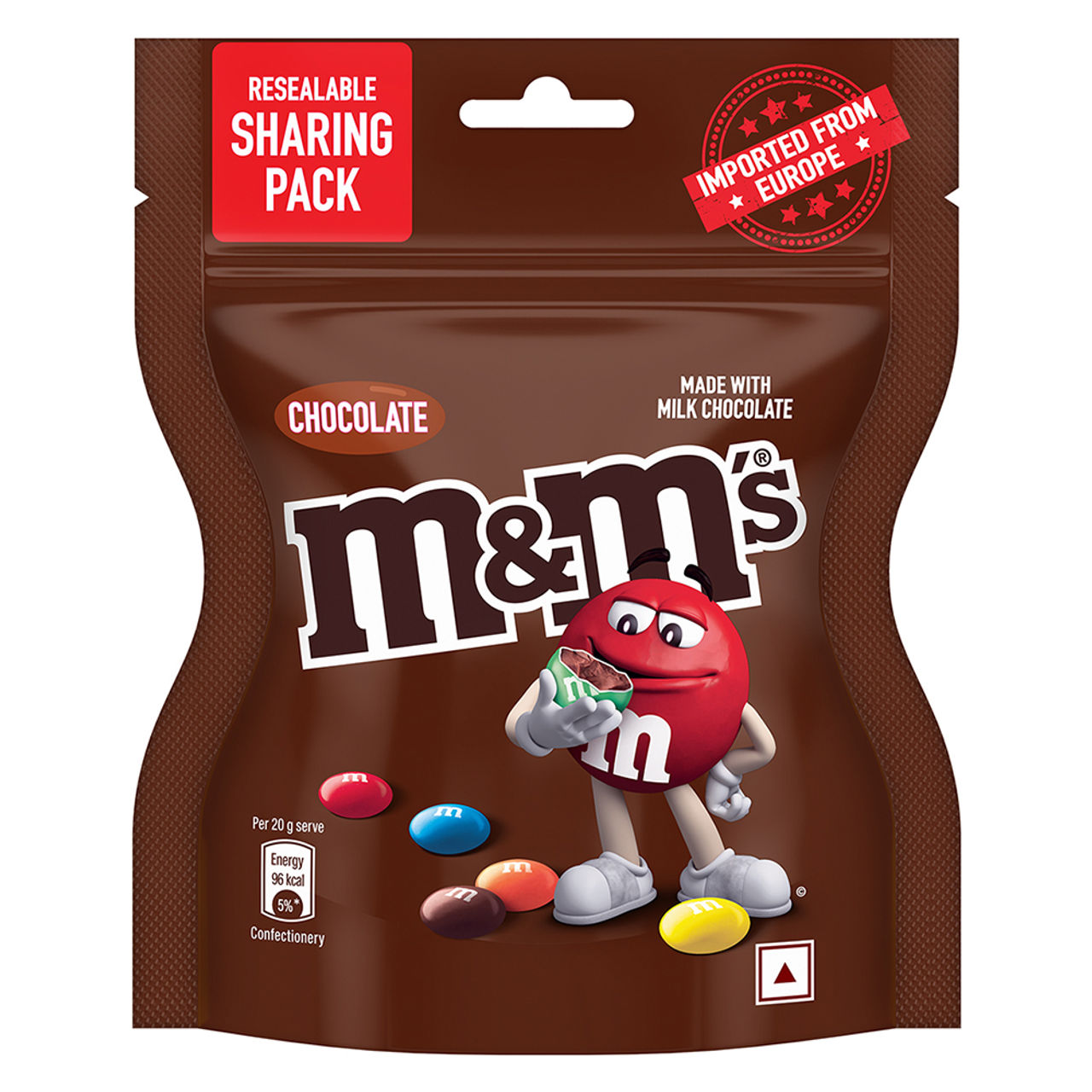 m&m's Milk Chocolate Candies Resealable Sharing Pack