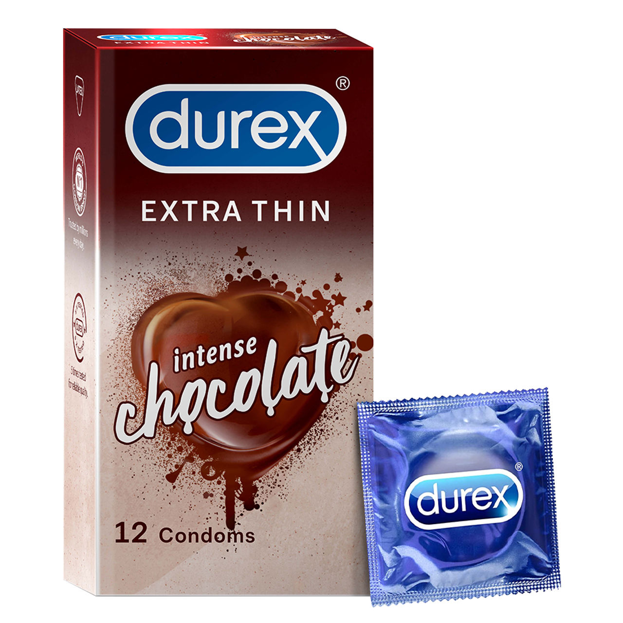 Durex Extra Thin Intense Chocolate Flavoured Condoms