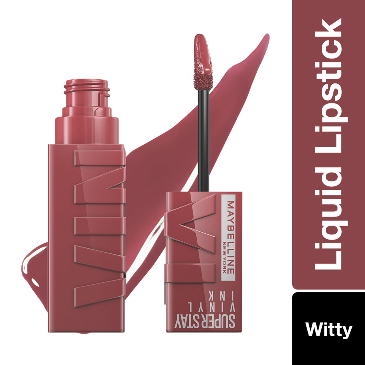 Maybelline New York Superstay Vinyl Ink Liquid Lipstick - Witty | Paraben Free