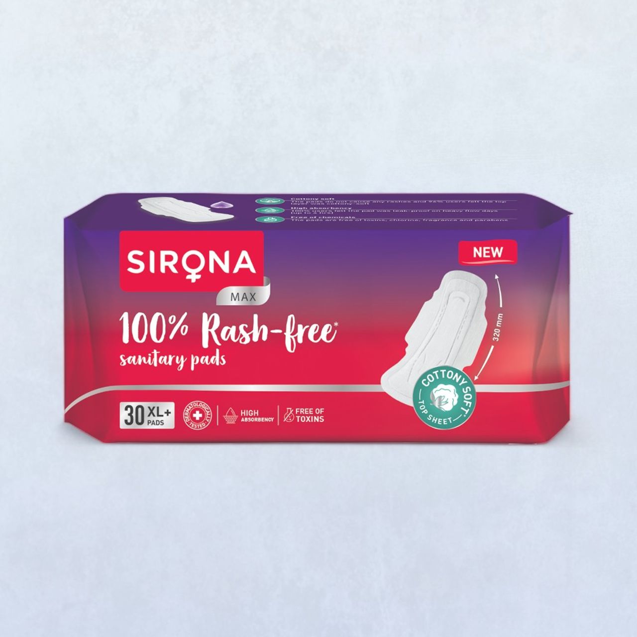 Sirona Rash Free XL+ Sanitary Pads