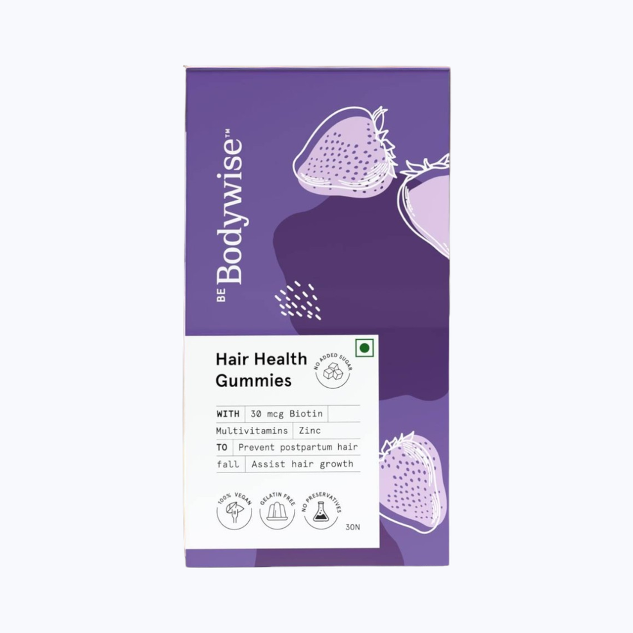 Be Bodywise Biotin Hair Health Gummies 30S Pack