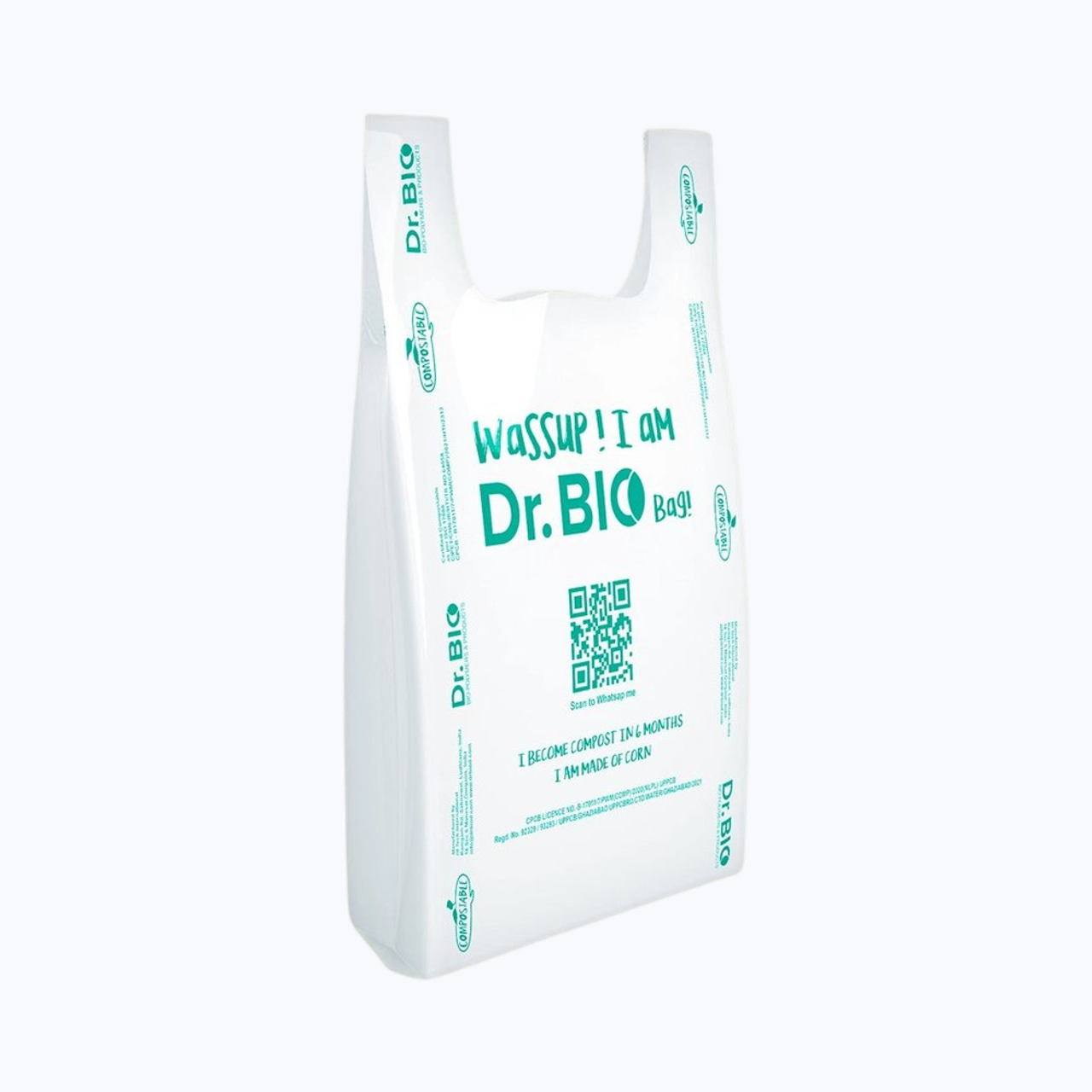 Dr. Bio Carry Bags | Medium | 13 X 16 Inch | Compostable