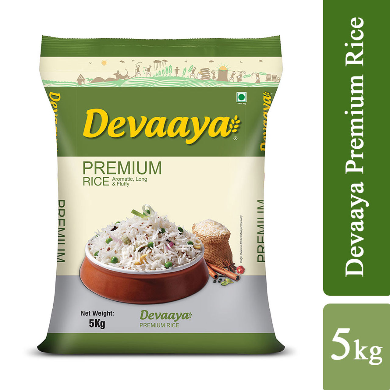 Daawat Devaaya Basmati Rice | Aromatic | Long And Fluffy | Medium Grain