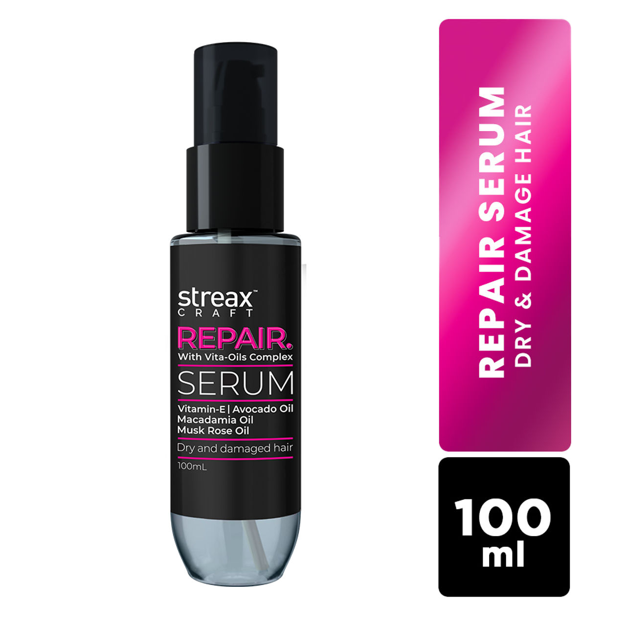 Streax Craft Repair Hair Serum For Dry And Damaged Hair