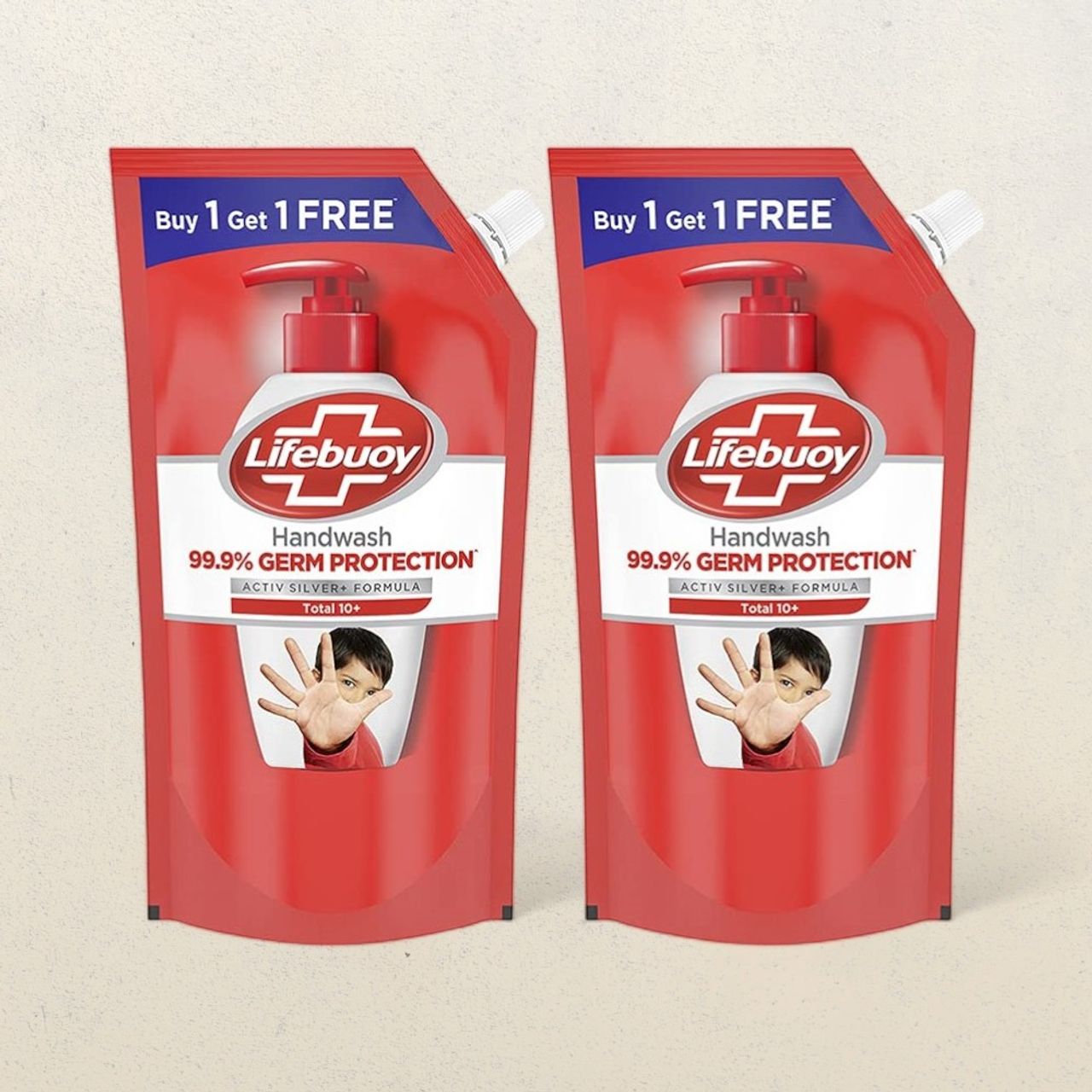 Lifebuoy Total 10 Activ Naturol Germ Protection Handwash Refill (Buy 1 Get 1 Free)
