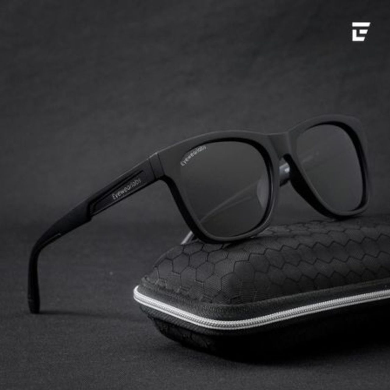 Eyewearlabs Men Sunglassses Gravity Matte Black Square