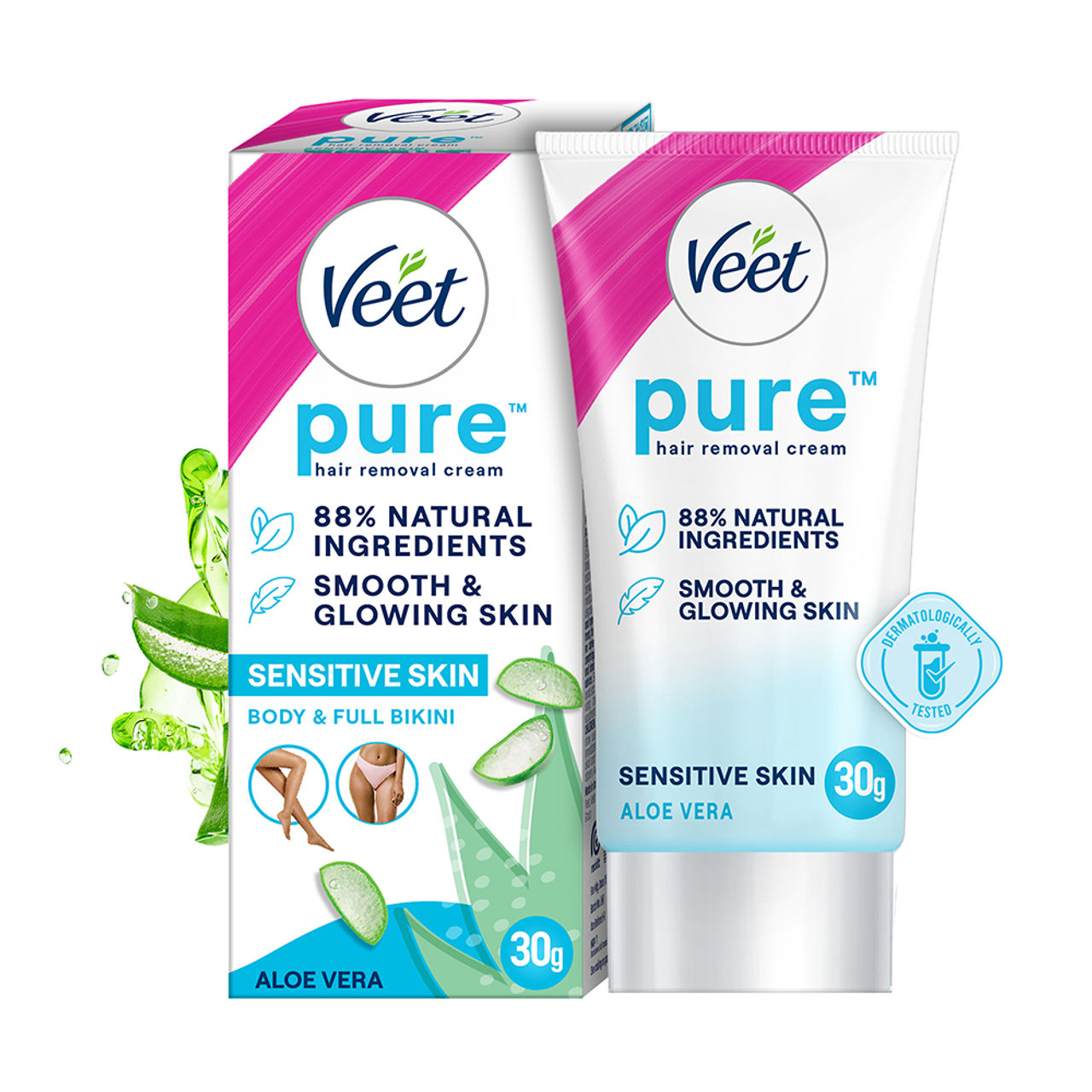 Veet Pure Hair Removal Cream Sensitive Skin
