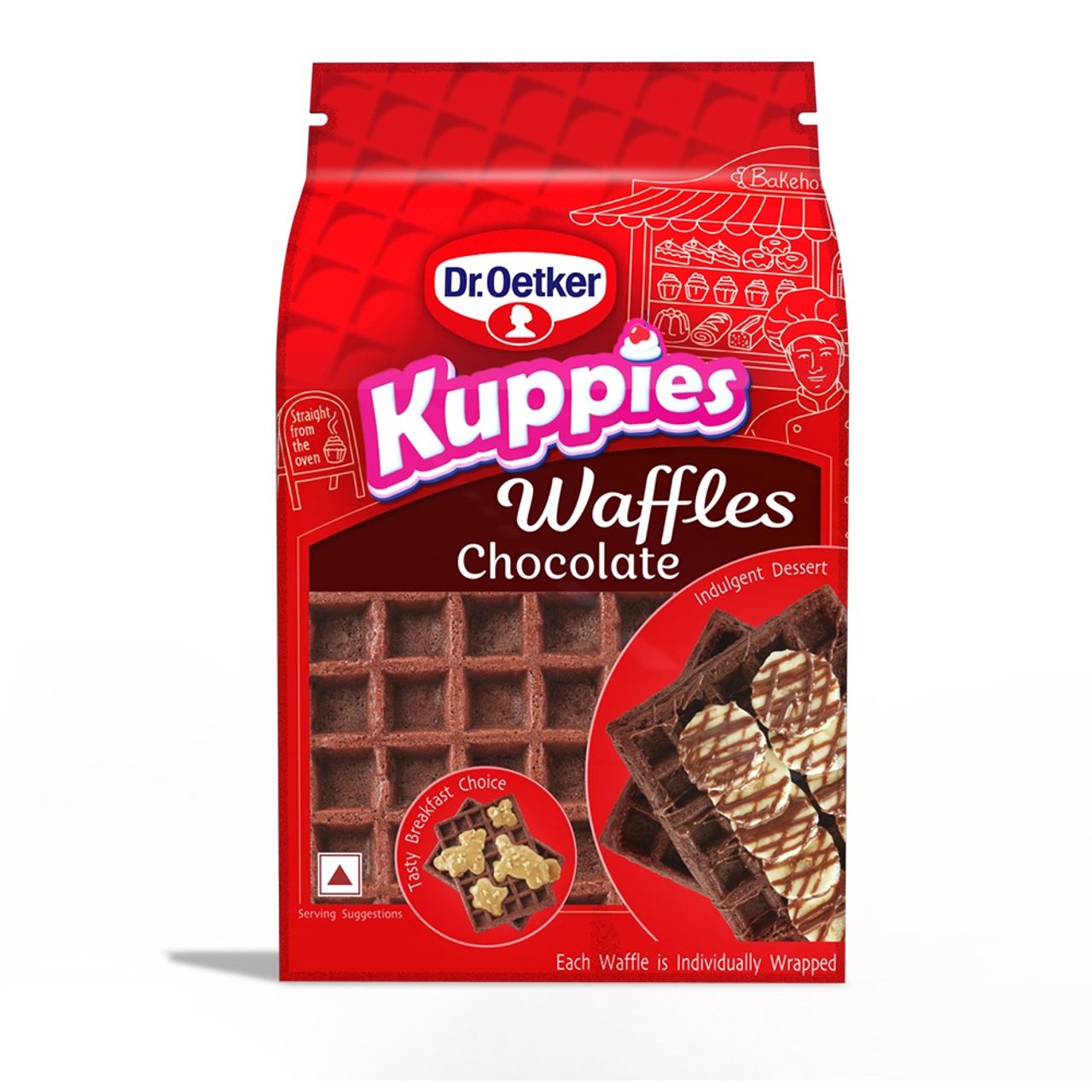 Dr. Oetker Soft Waffles Chocolate