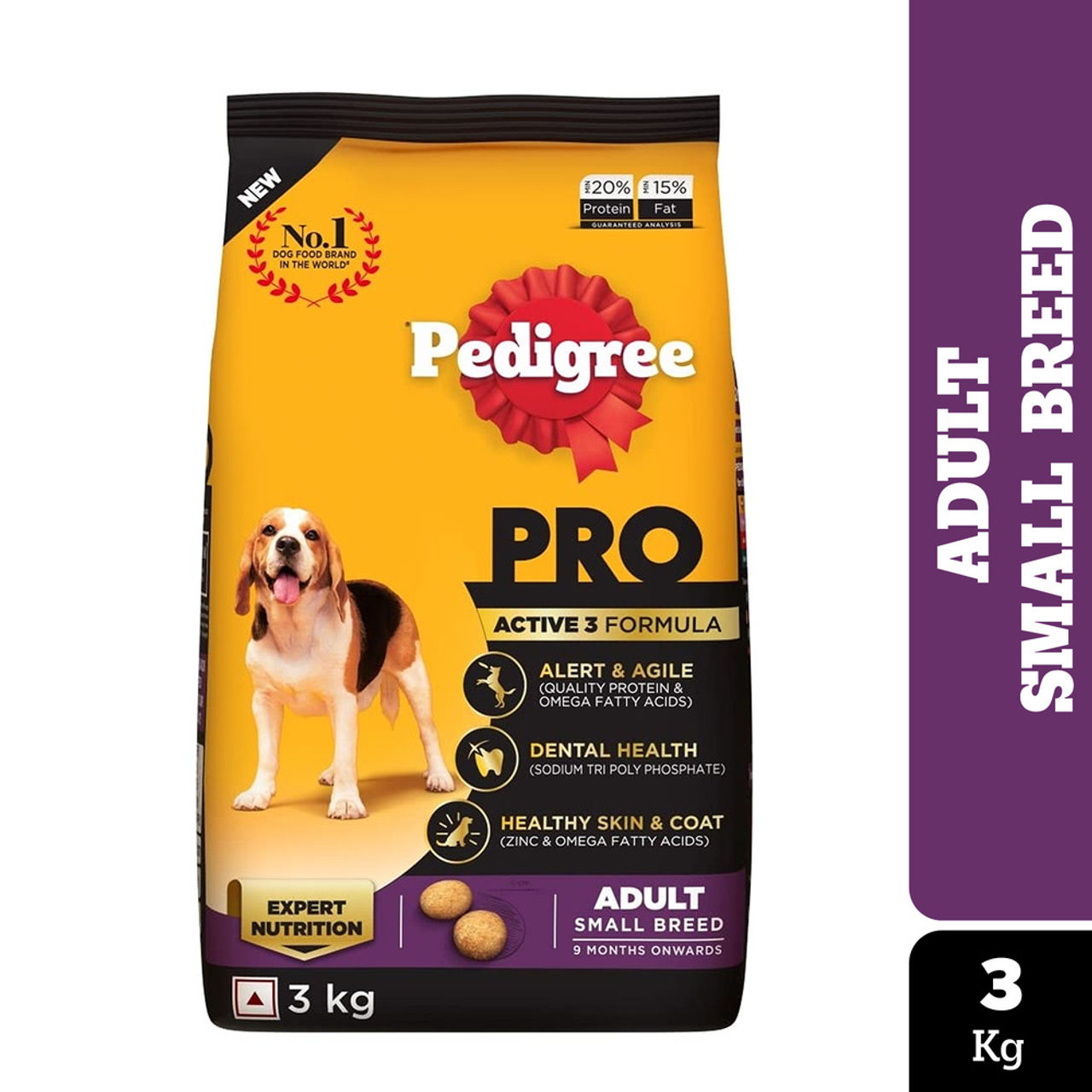 Pedigree PRO Adult Small Breed (9 Months+)  Dog Food