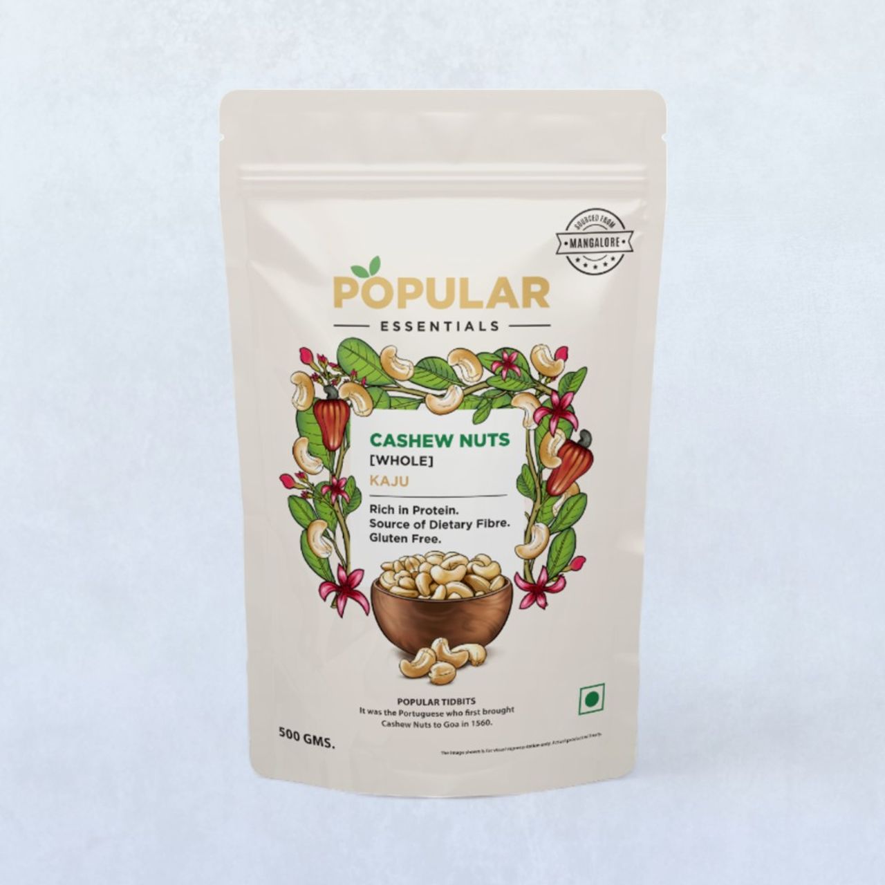 Popular Essentials Cashew Whole