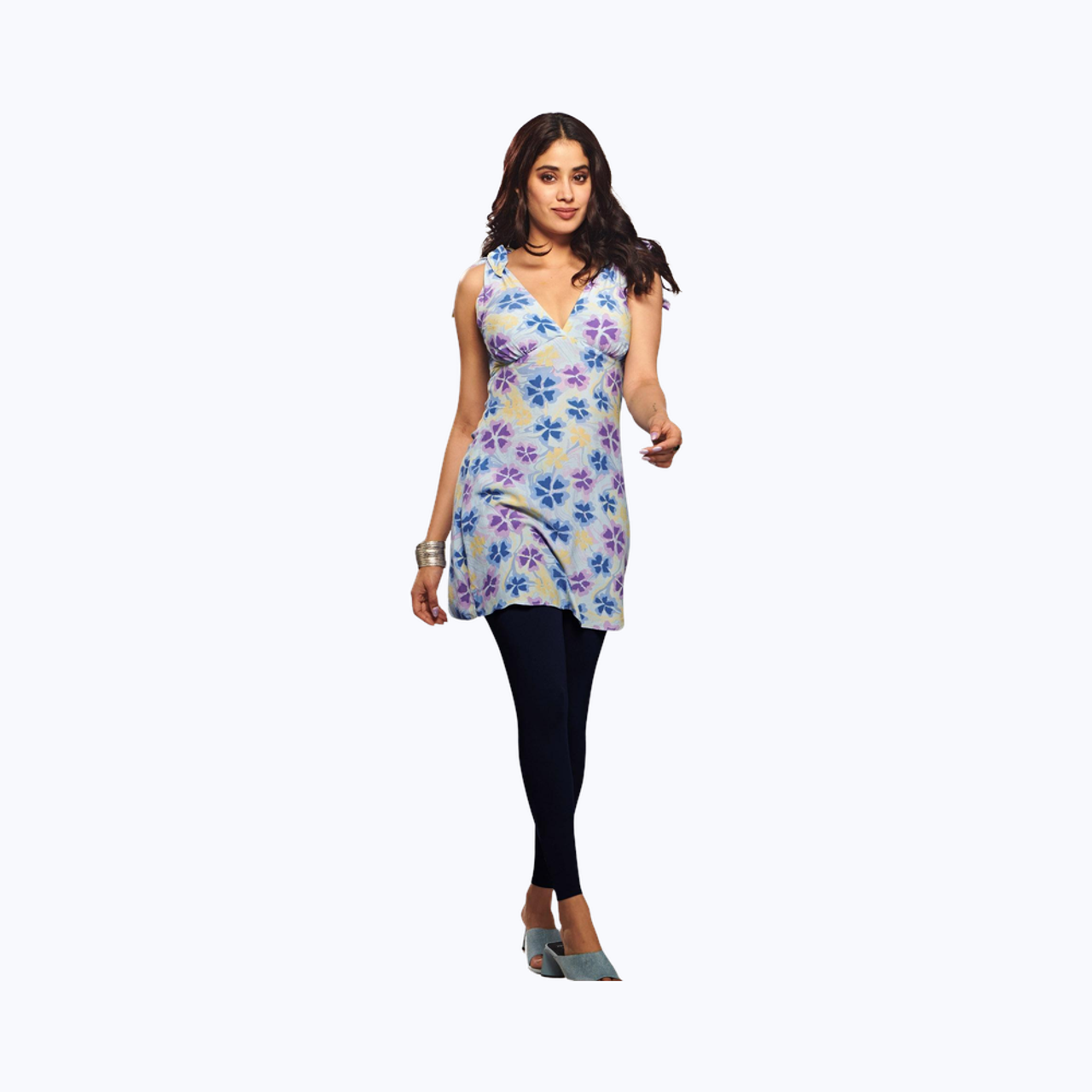 Lyra Women's Leggings Ankle Length | Cotton and Lycra - Free Size