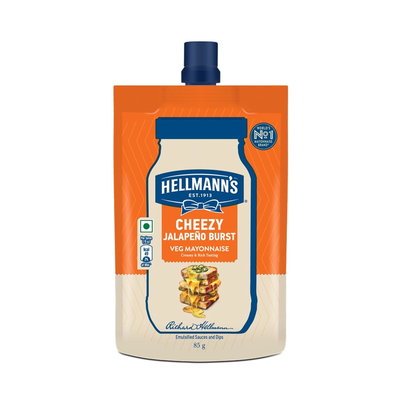 Hellmann's Cheezy Jalapeno Burst Mayo