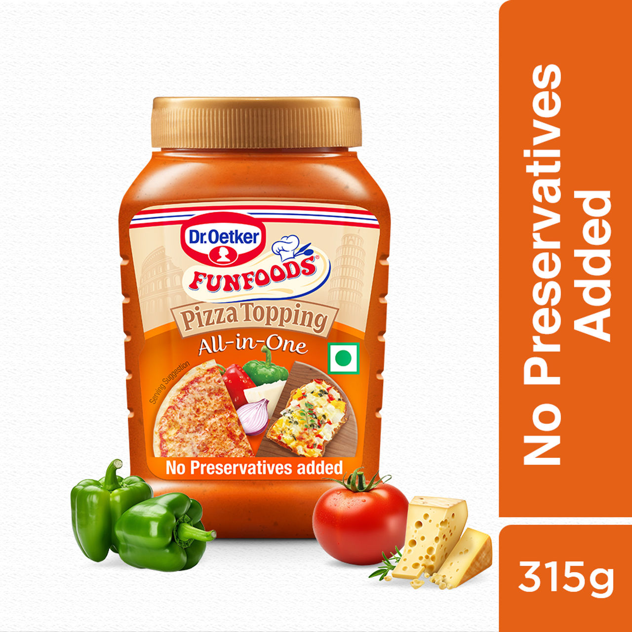 Dr. Oetker FunFoods Pizza Topping All-In-One Preservative Free