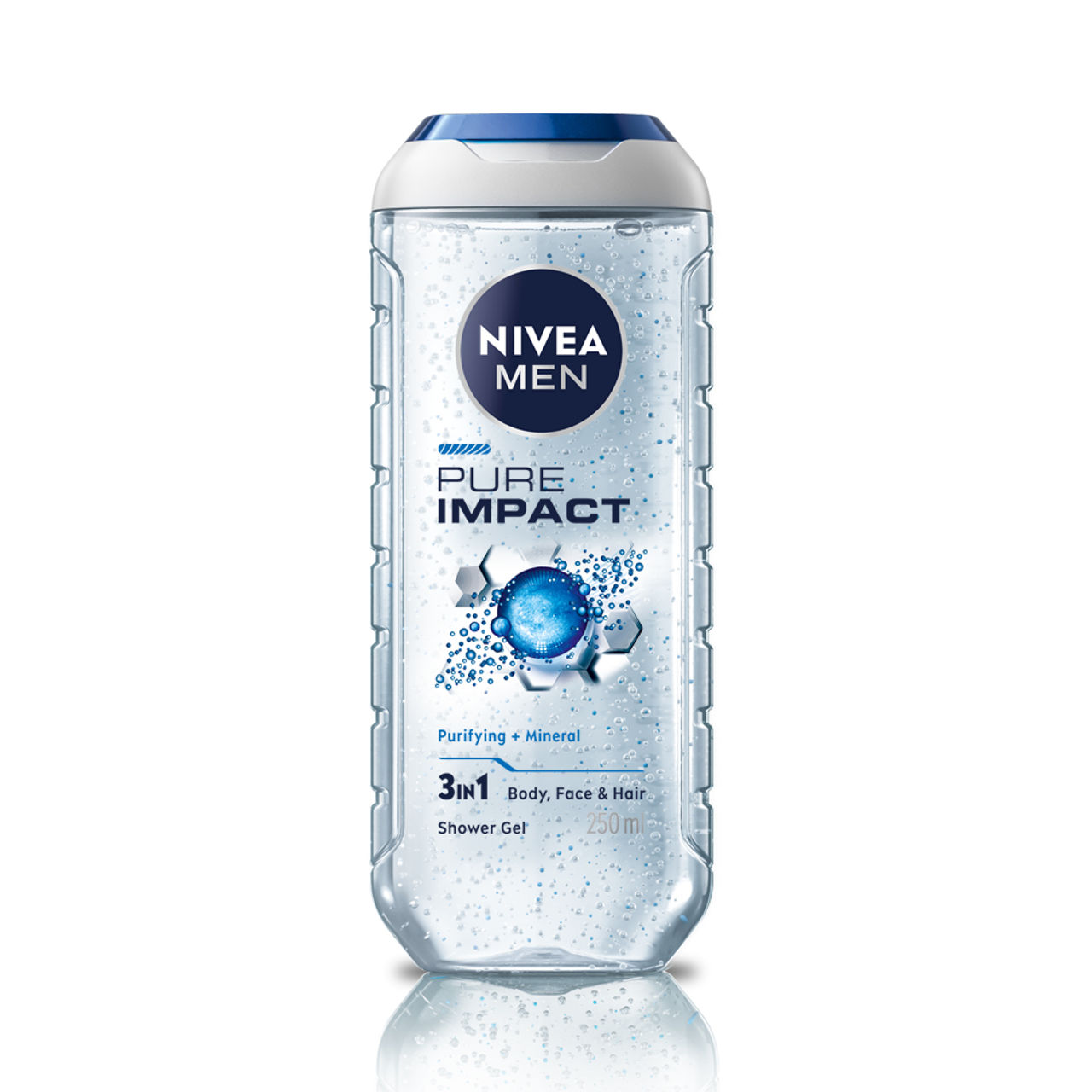 Nivea Men Pure Impact Body Wash For Face, Body & Hair