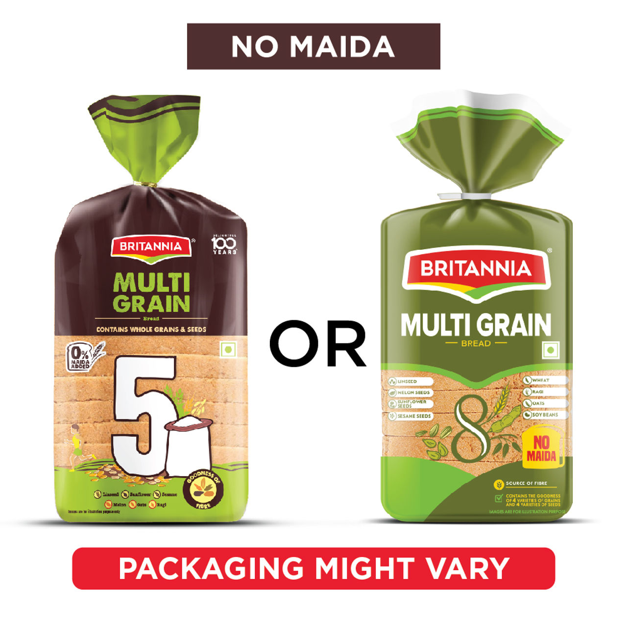 Britannia Multigrain Bread (No Maida)