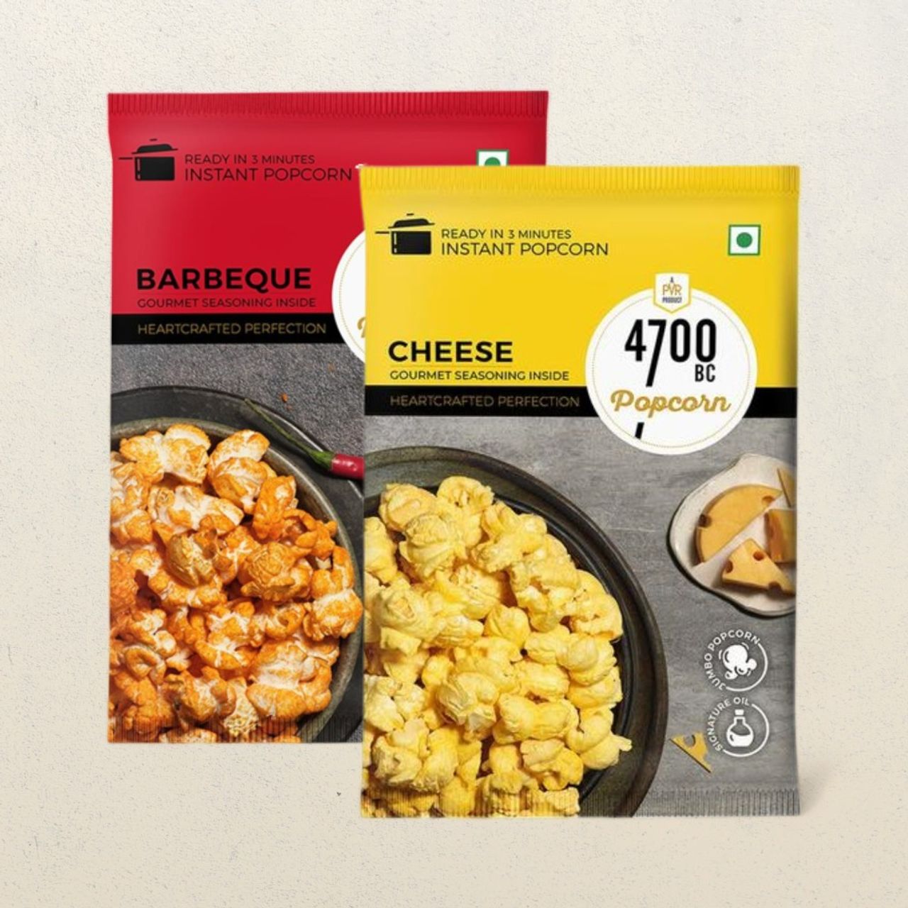 4700BC Instant Popcorn Barbeque & Cheese Popcorn Combo