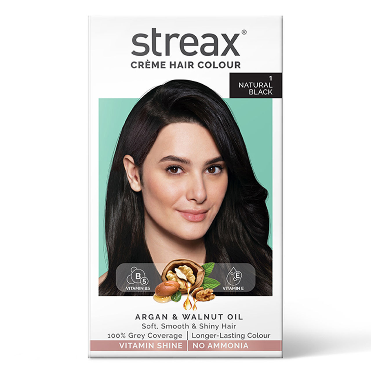 Streax Cream Hair Colour Natural Black