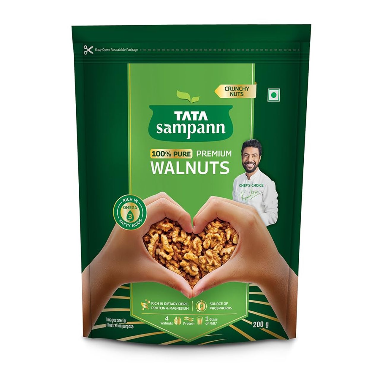 Tata Sampann 100% Pure Premium Walnuts/Akhrot