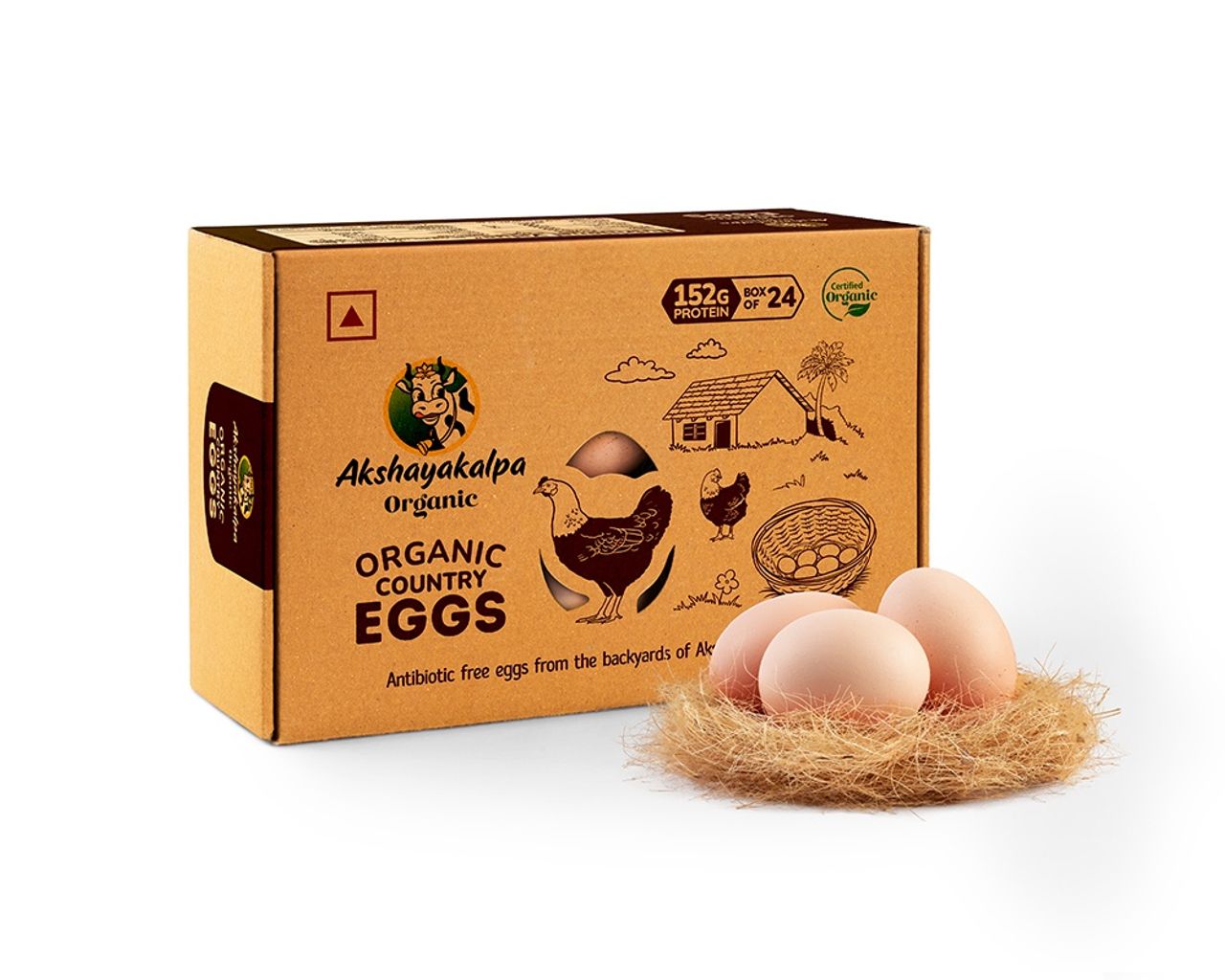 Akshayakalpa Organic Country Eggs
