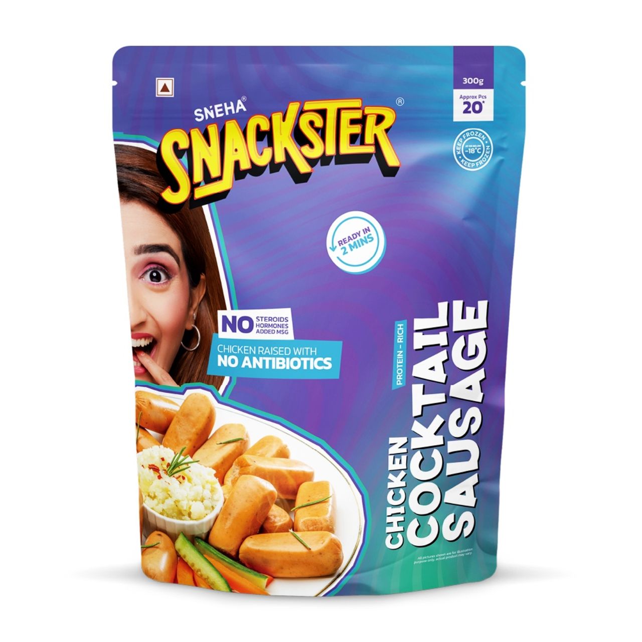 Sneha Snackster Chicken Cocktail Sausage