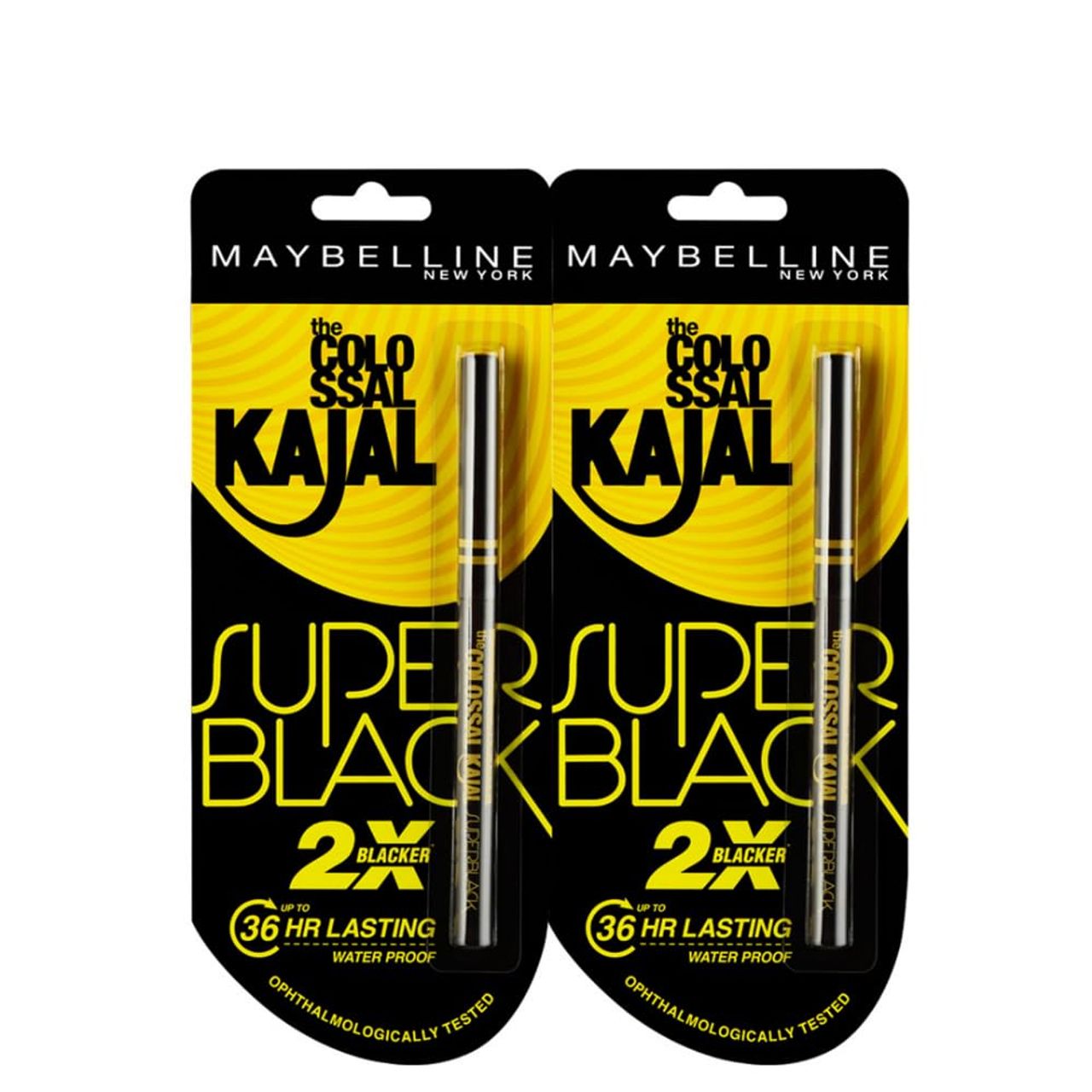 Maybelline New York Colossal Kajal Black Pack Of 2 - Black