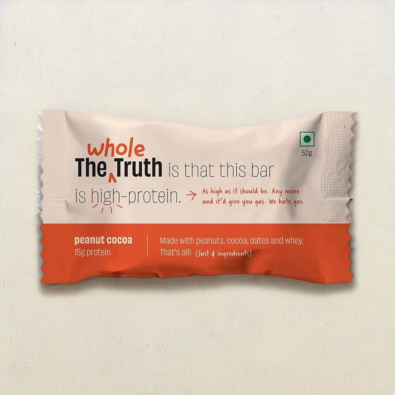 The Whole Truth Peanut Cocoa Protein Bar