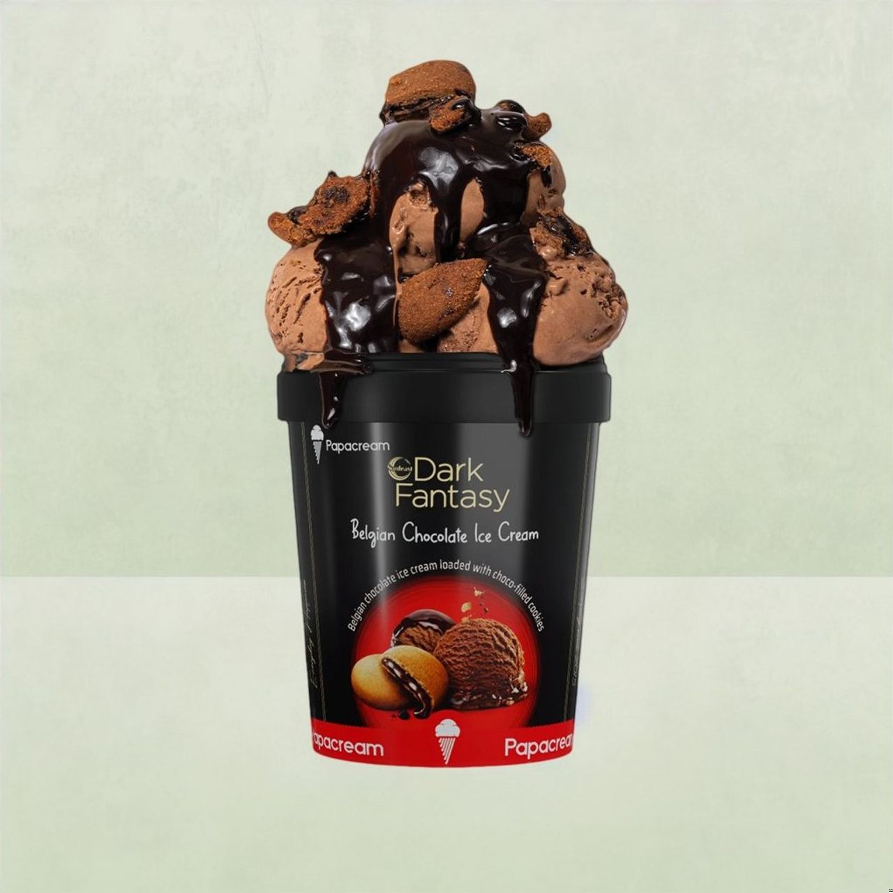 Papacream Dark Fantasy Belgian Chocolate