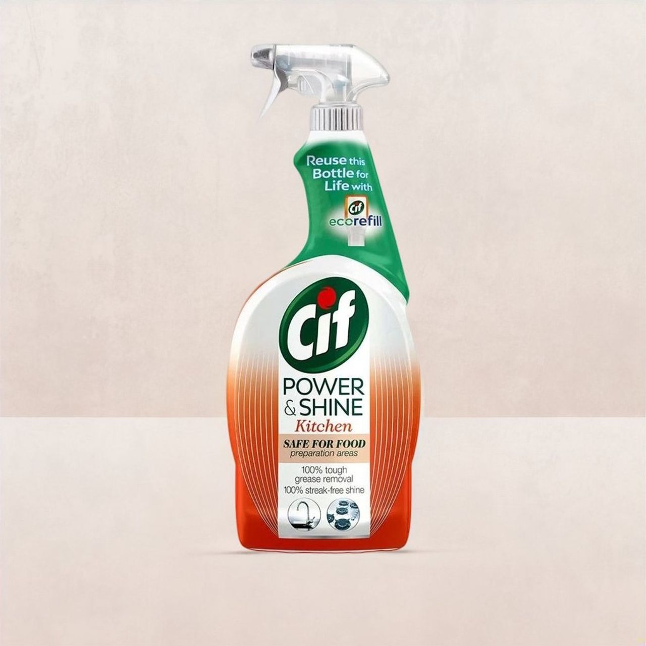 Cif Power & Shine Kitchen Cleaning Spray | 100% Tough Grease Removal