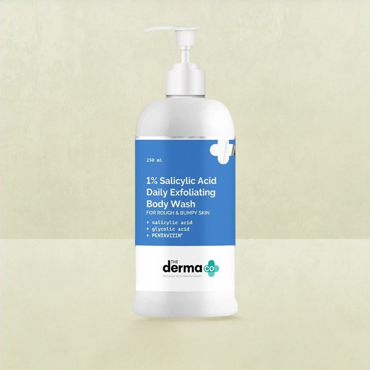 The Derma Co 1% Salicylic Acid Daily Exfoliating Body Wash With Salicylic Acid Glycolic Acid & Pentavitin