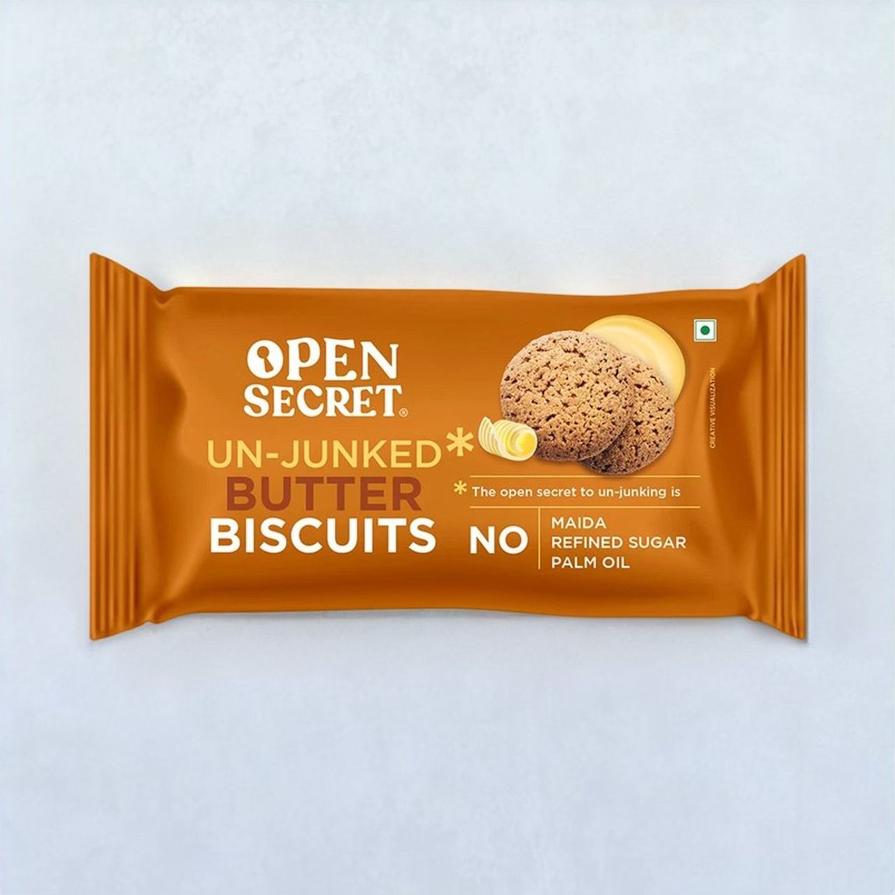 Open Secret Zero Maida Butter Millet Biscuit | Healthy Snacks with Zero Refined Sugar & No Palm Oil