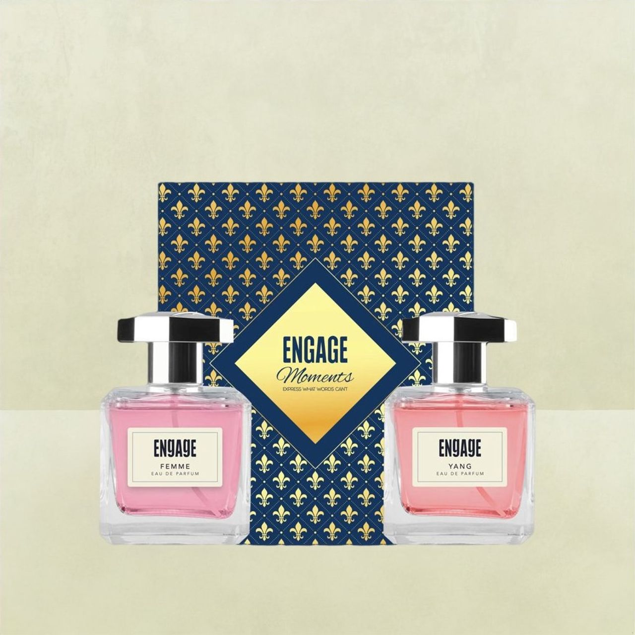 Engage Moments Luxury Perfume Gift for Men, Yang & Femme, Pack of 2, Long Lasting