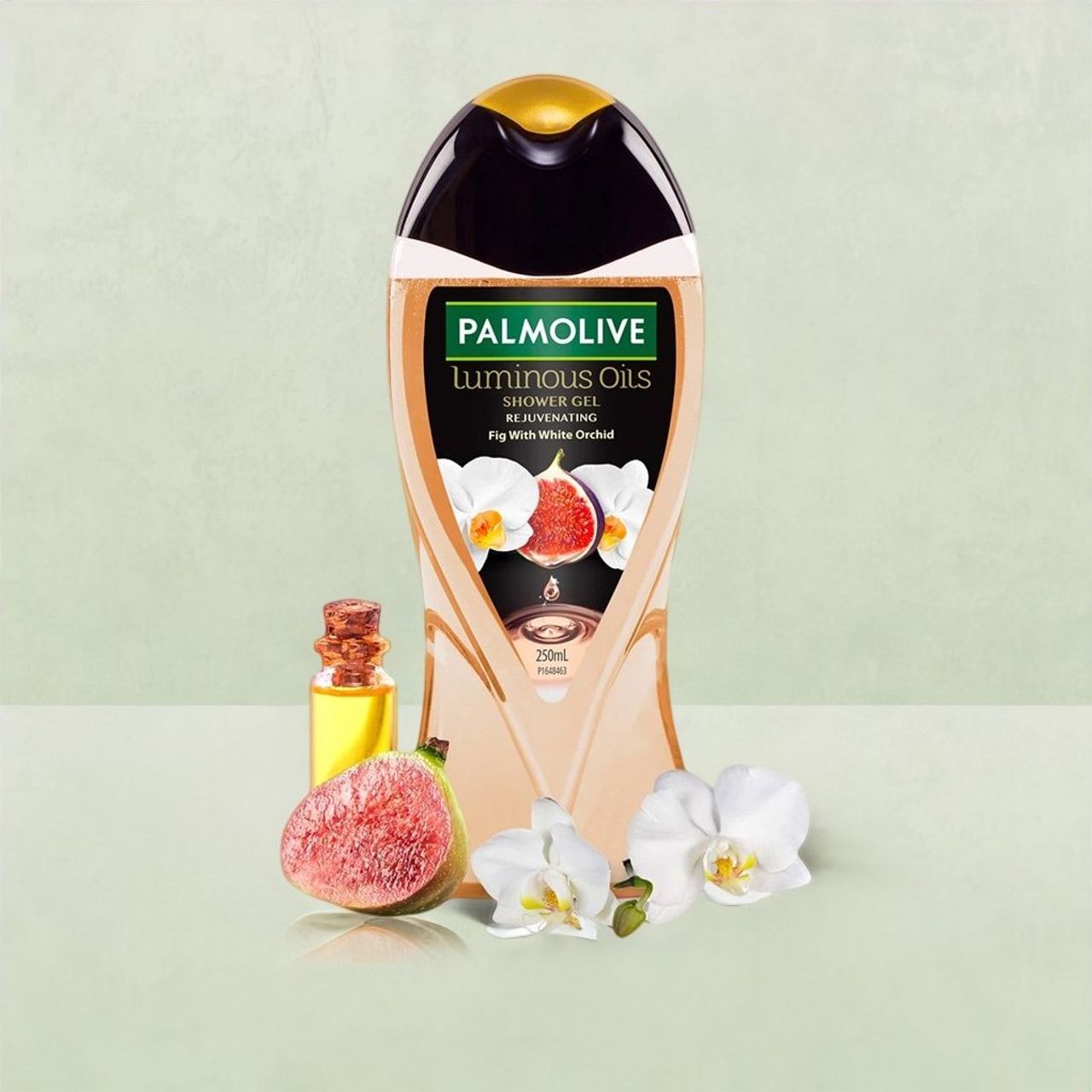 Palmolive Body Wash Luminous Oils Rejuvenating Shower Gel With 100% Natural Fig Oil & White Orchid Extracts