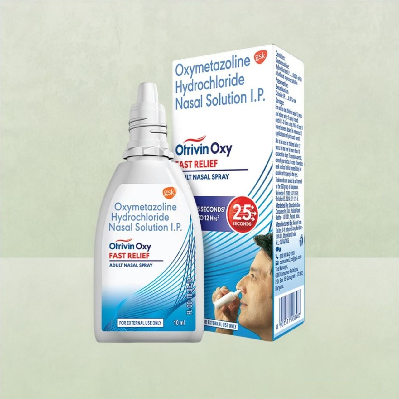 Otrivin Oxy Fast Relief Adult Nasal Spray