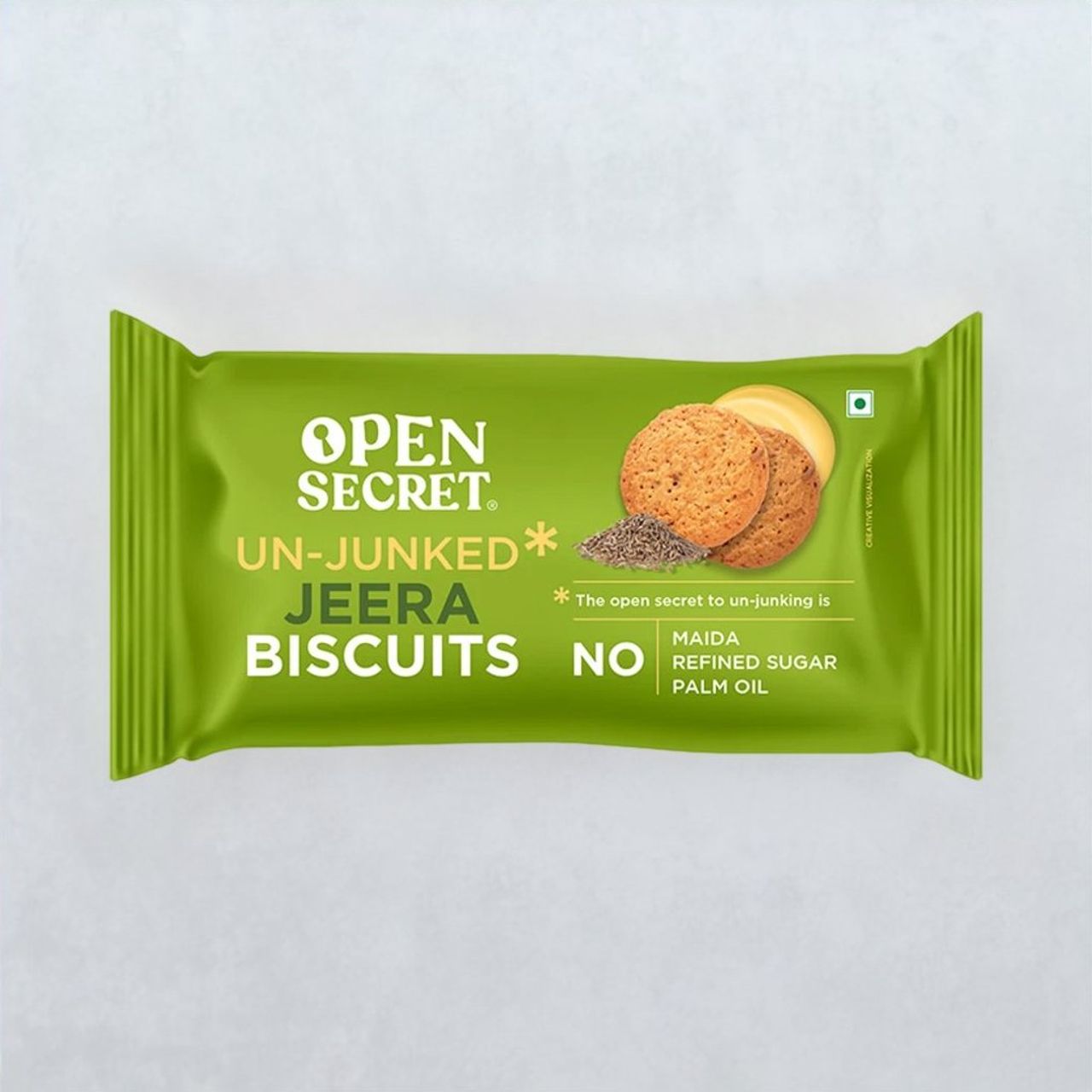 Open Secret Zero Maida Jeera Millet Biscuit | Healthy Snacks with Zero Refined Sugar & No Palm Oil