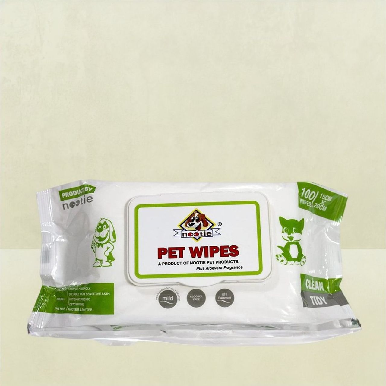 Nootie Pet Wipes For Pets (L) 100Wipes/Pack