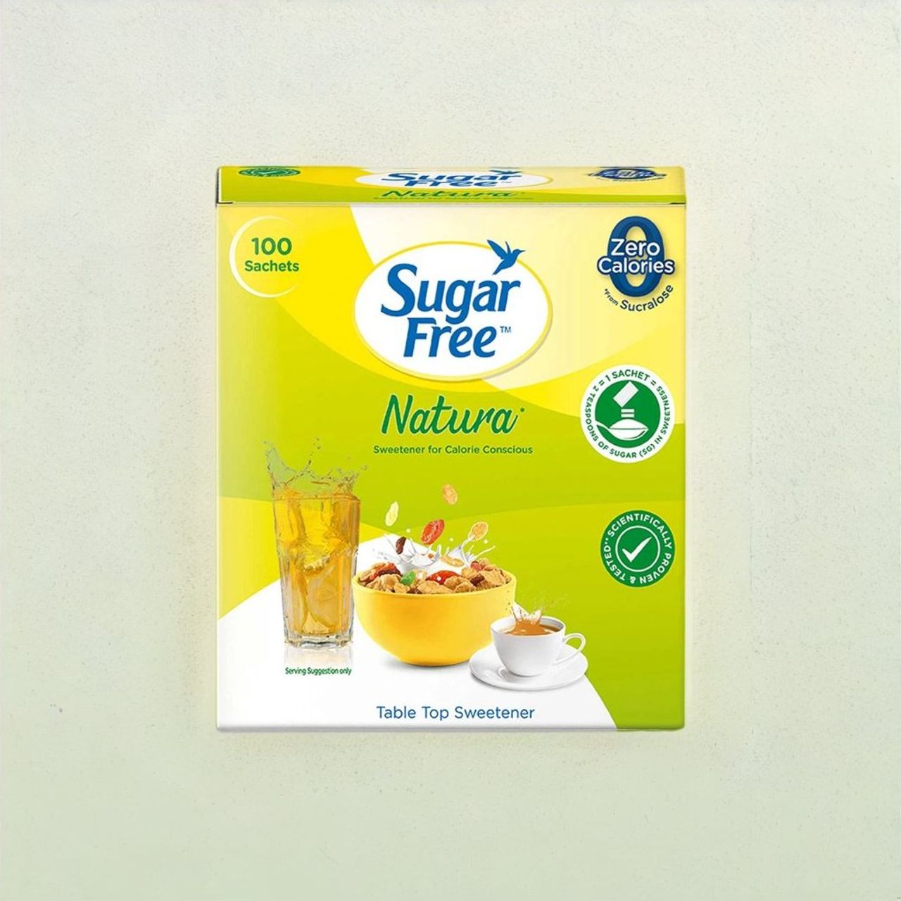 Sugarfree Natura Low Calorie Sweetener - 100 Sachet