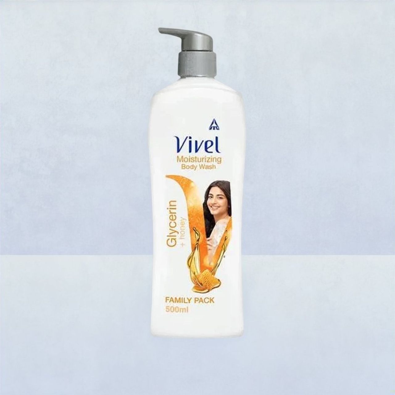 Vivel Body Wash Glycerin & Honey Moisturising Shower Gel For Glowing Skin Pump For Women And Men