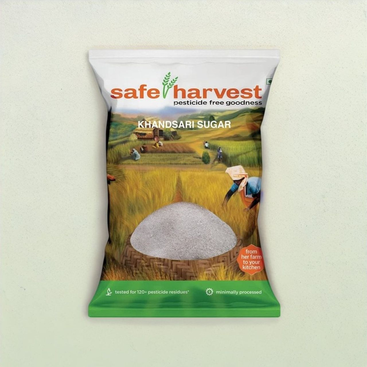 Safe Harvest Pesticide-Free Khandsari Sugar | Artisanal | No Artificial Flavors