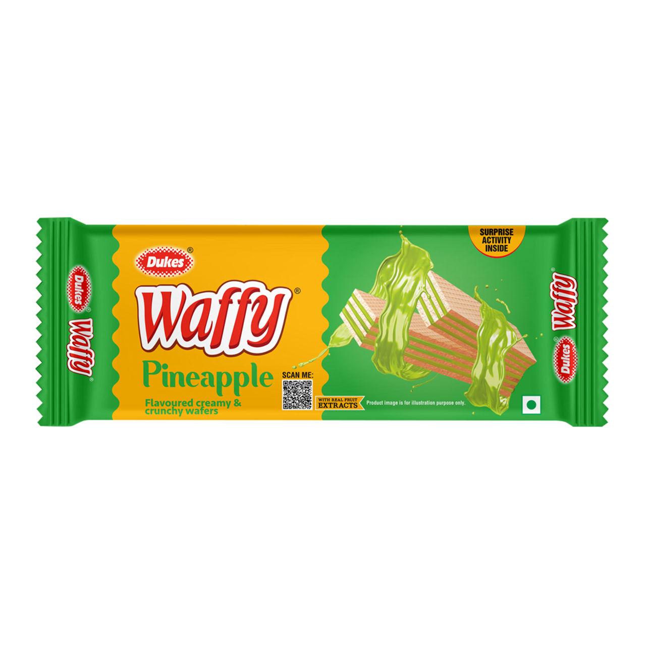 Dukes Waffy Biscuits Pineapple Wafers