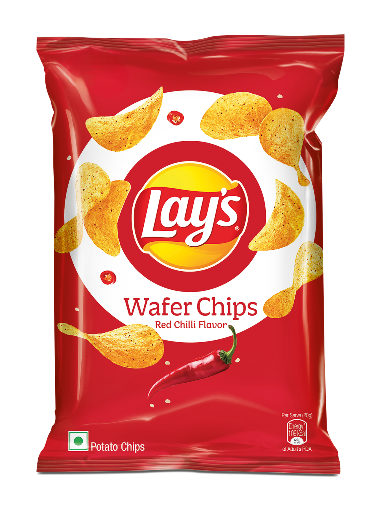 Lays Wafer Chips Red Chilli Flavor