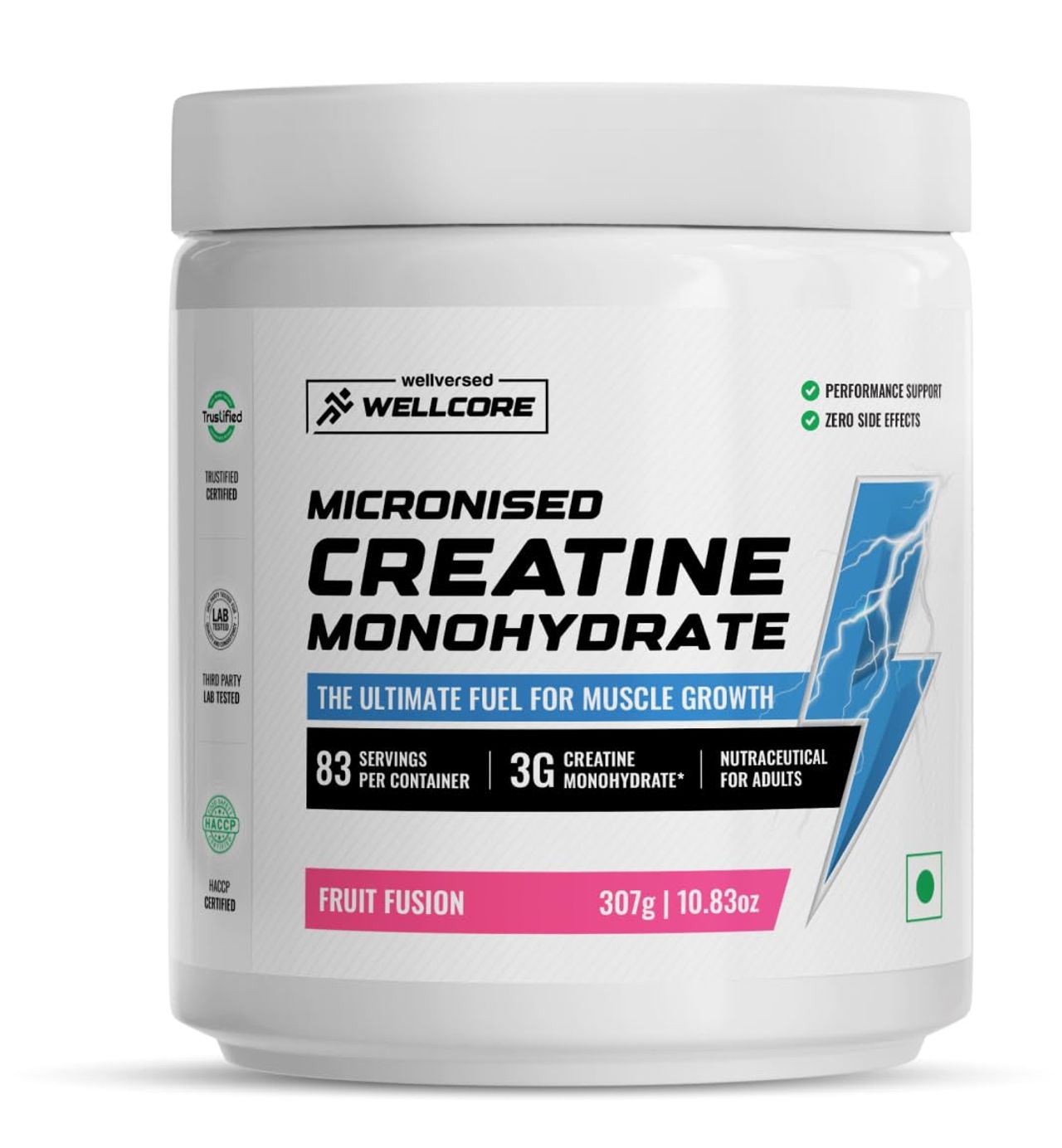 Wellcore Pure Micronised Creatine Monohydrate Fruit Fusion